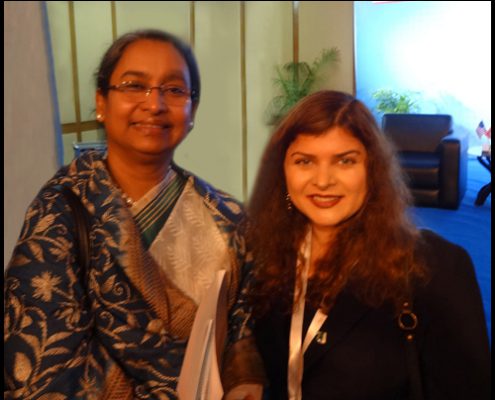 Dr. Dipu Moni, Honorable Minister of Foreign Affairs of the People's Republic of Bangladesh